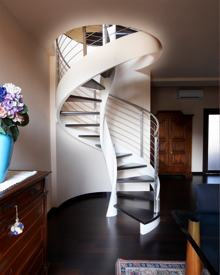 Wooden helical stair - Eli Le 04