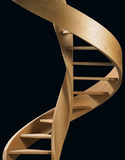 Wooden helicoidal stairs - Eli Le 06