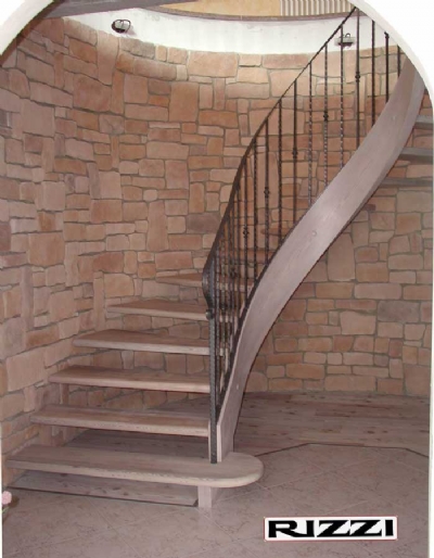 Self-supporting wooden staircase - STL 02