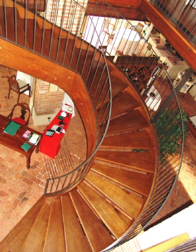 Self-supporting wooden staircase - STL 05